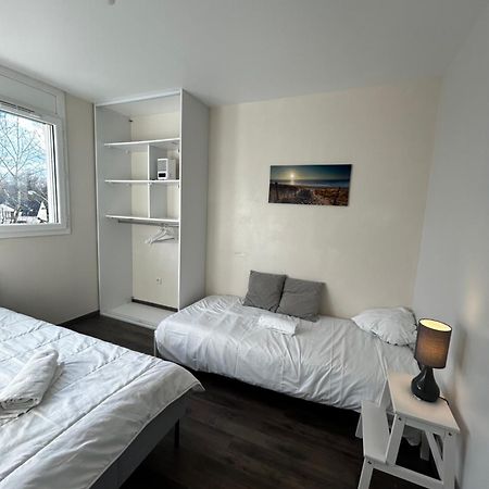 Duplex Lumineux Tout Equipe/Rer D/Balcon/Parking 코르베일에쏘네 외부 사진