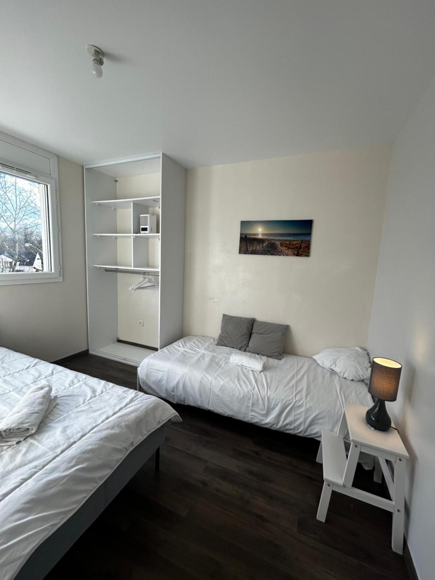 Duplex Lumineux Tout Equipe/Rer D/Balcon/Parking 코르베일에쏘네 외부 사진
