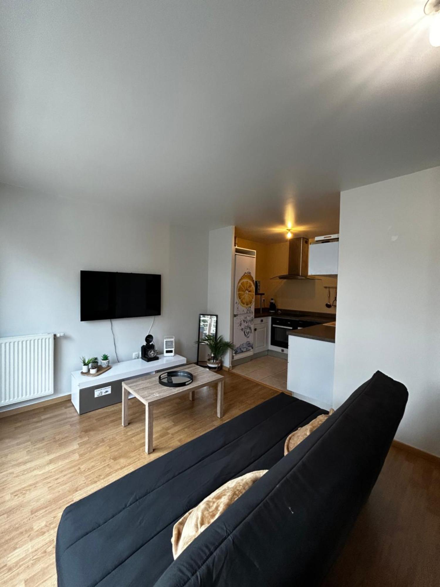 Duplex Lumineux Tout Equipe/Rer D/Balcon/Parking 코르베일에쏘네 외부 사진